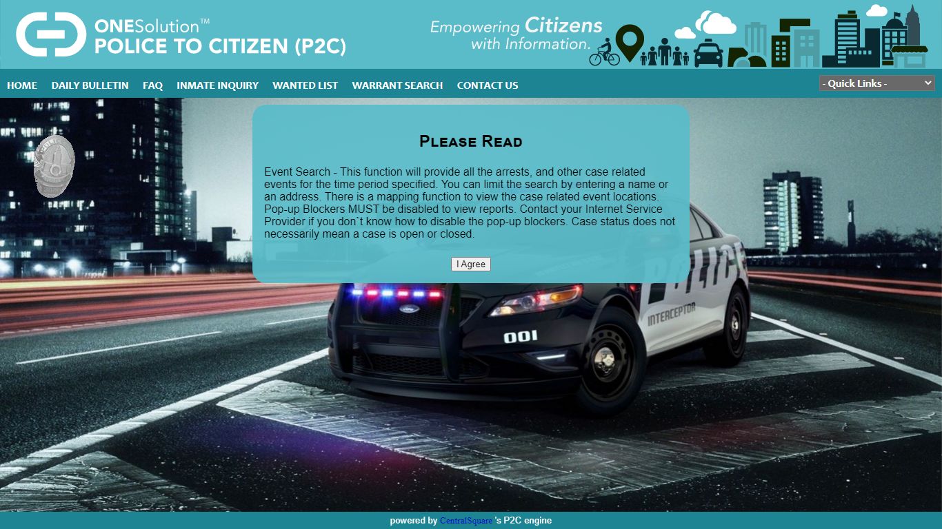 Lake Jackson Police Department P2C